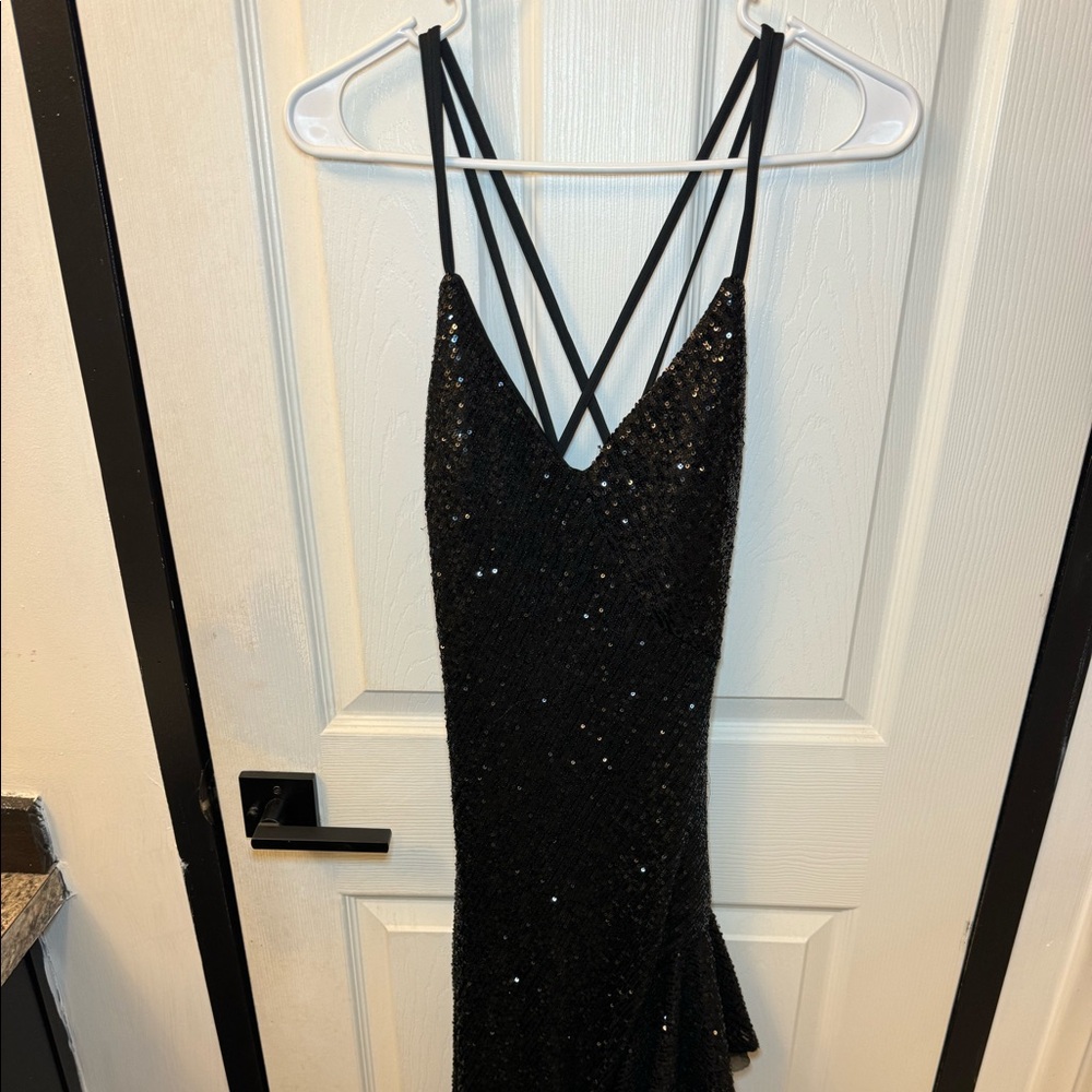 Morgan & Co black Prom/ homecoming dress